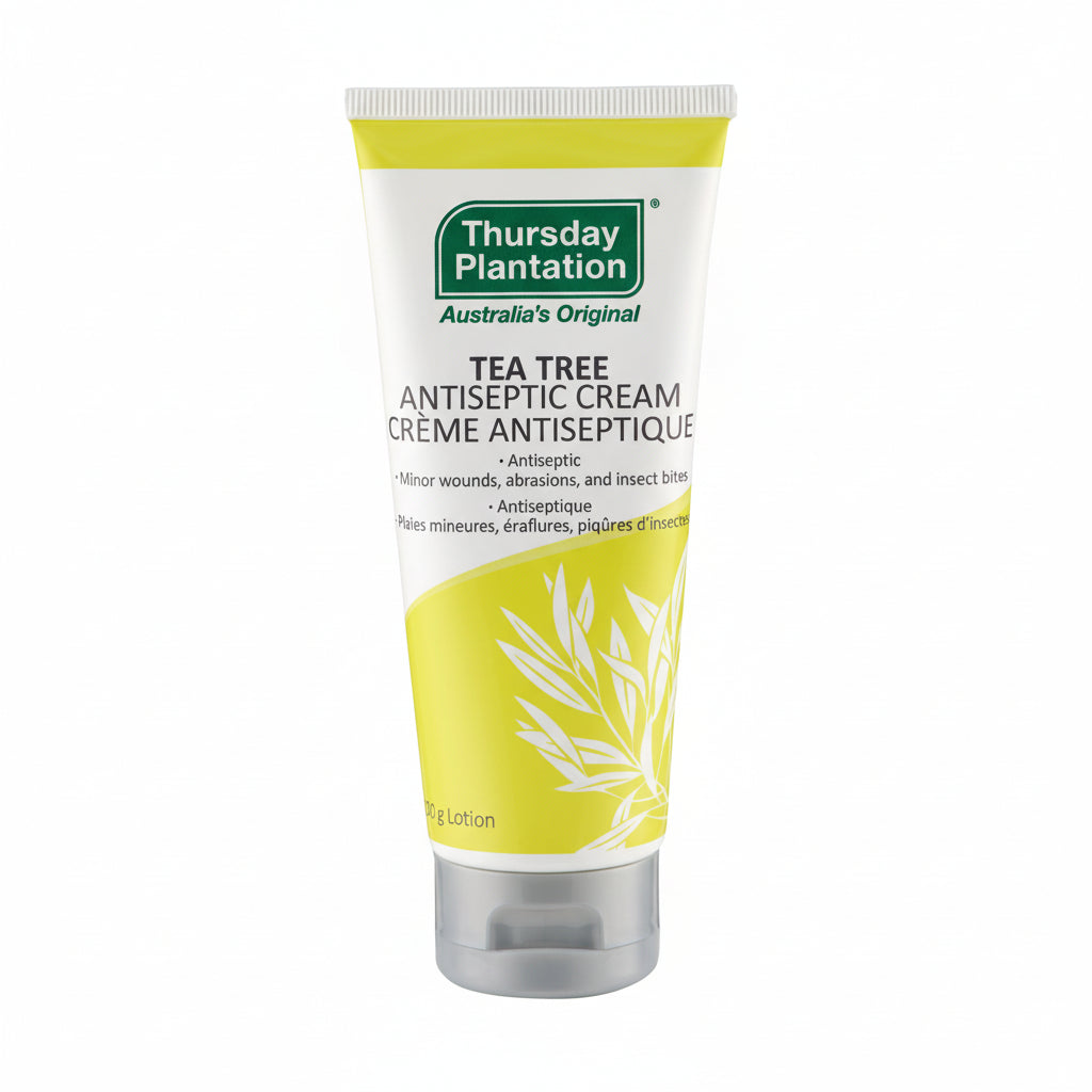 Thursday Plantation Tea Tree Antiseptic Cream tube on a white background