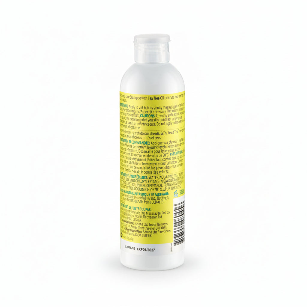 Bottle with a yellow label on a white background