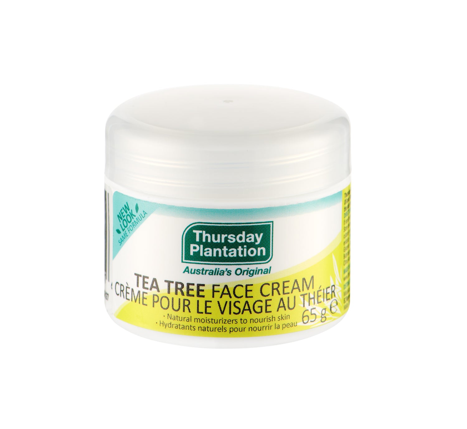 Thursday Plantation Tea Tree Face Cream jar on a white background