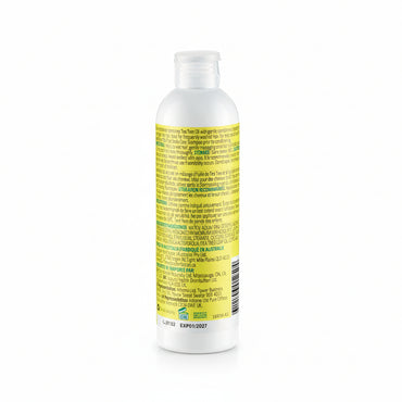 Bottle with yellow label on a white background