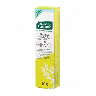Thursday Plantation Tea Tree Medicated Gel for Acne packaging on a white background