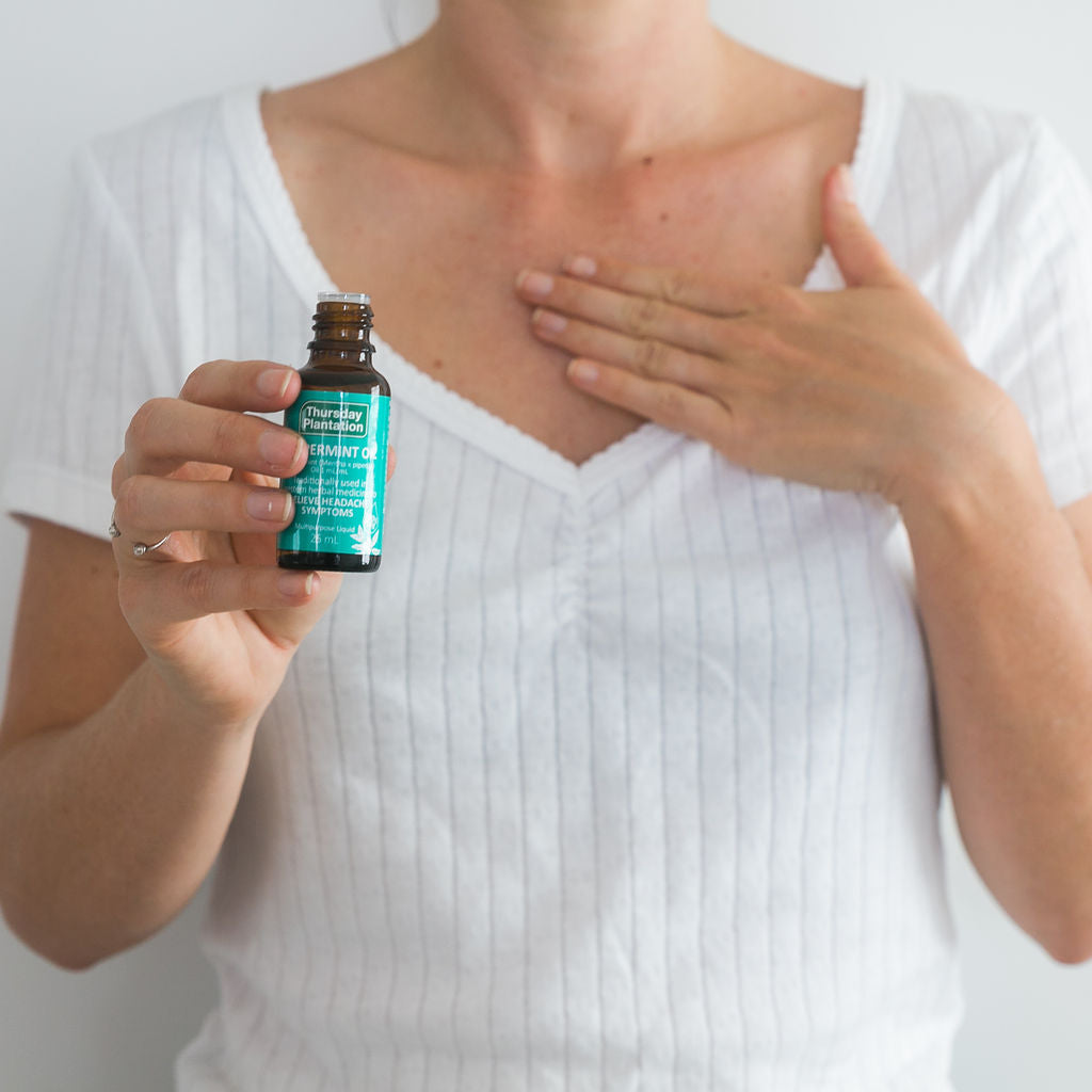 huile de menthe poivrée